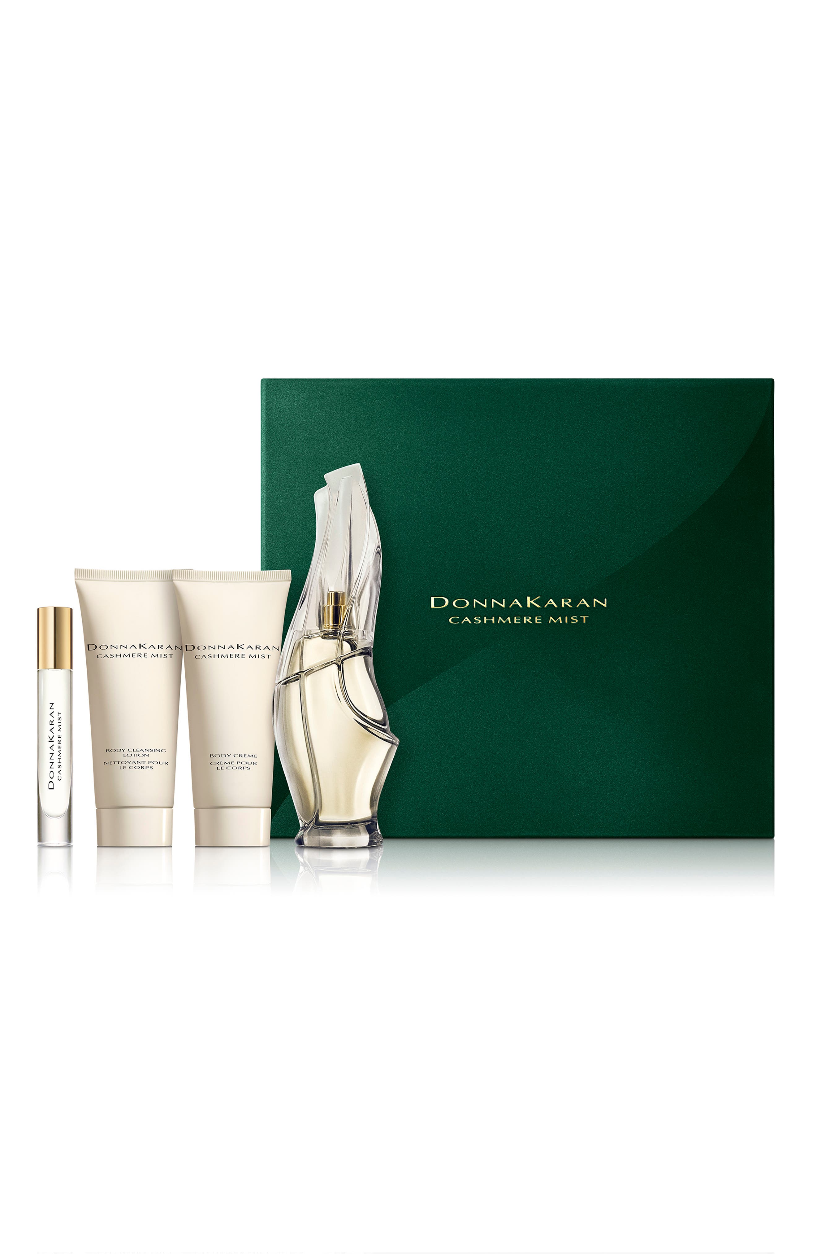 Kit Donna Karan Cashmere Mist Luxo 4 Peças - EDP + Travel + Body Crème