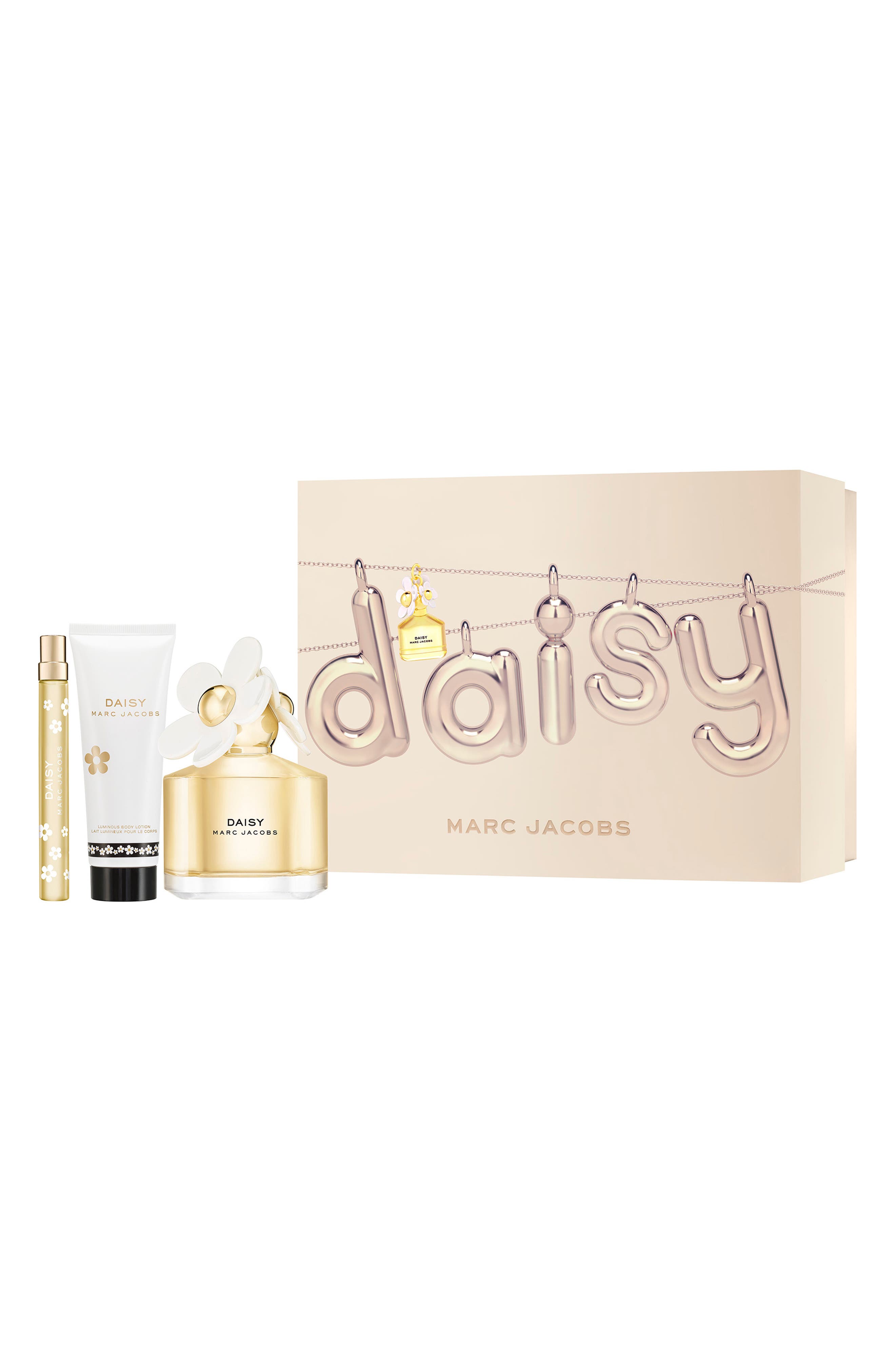 Kit Marc Jacobs Daisy Coffret - EDT 100ml + Body Lotion 75ml + Mini 10ml
